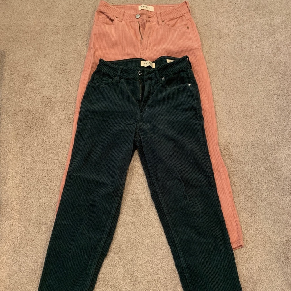 Mom jean cords